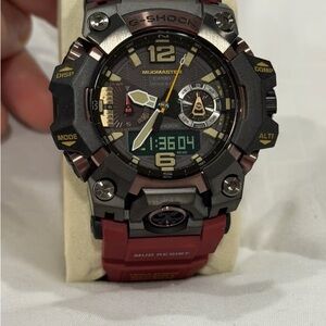 G-Shock Mudmaster Red and Black Watch